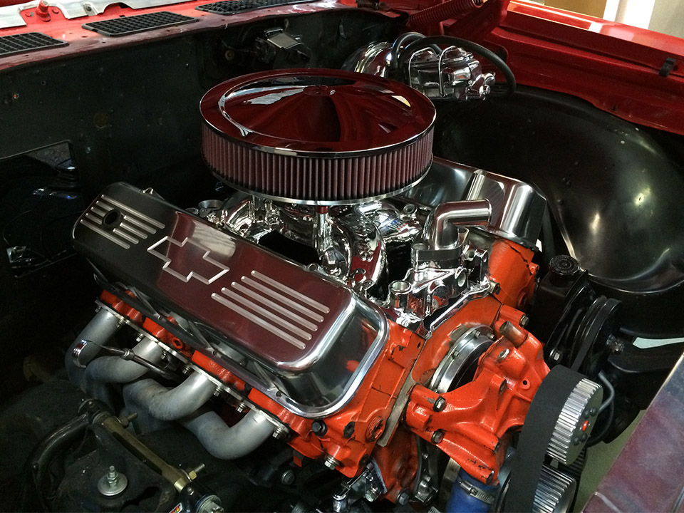 1969 Chevelle engine - Classic auto restoration